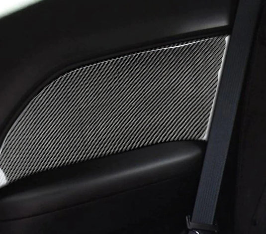 Dodge Challenger (2015-2022) Carbon Fiber Rear Seat Armrest Panel Trim - FSPE