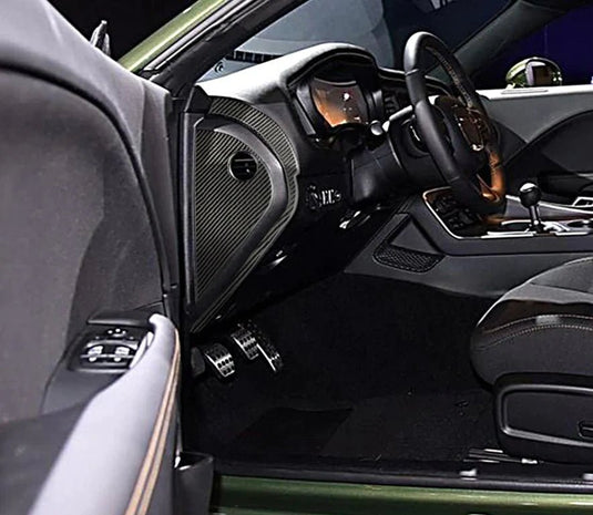 Dodge Challenger (2015-2022) Carbon Fiber Side Panel Overlay Trim - FSPE