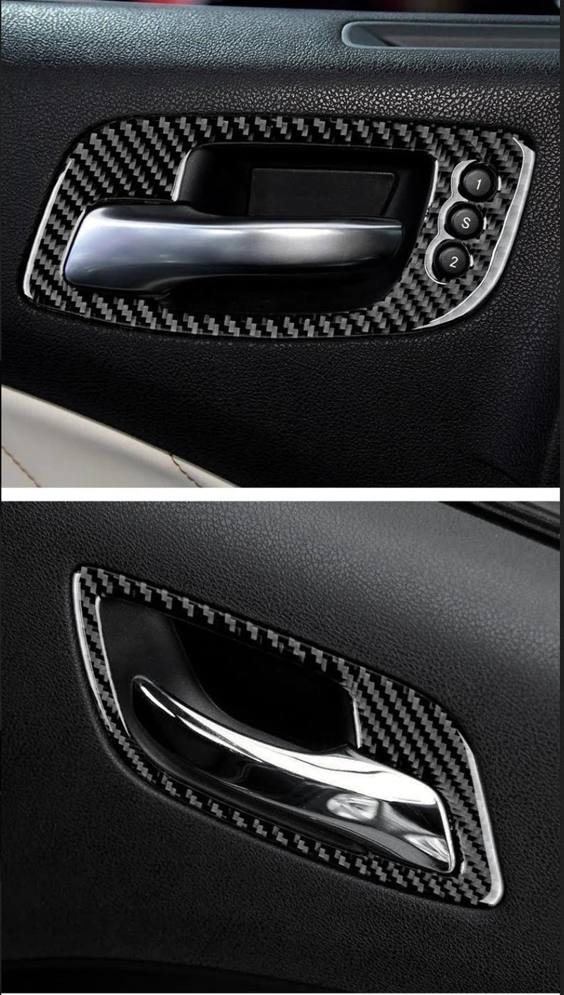 Load image into Gallery viewer, Dodge Challenger (2015-2023) Carbon Fiber Door Handle Trim - FSPE
