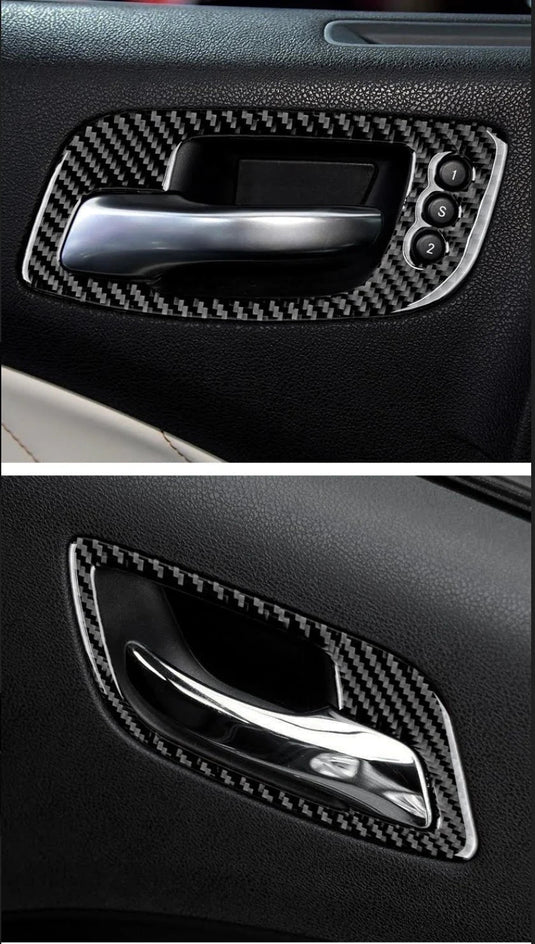 Dodge Challenger (2015-2023) Carbon Fiber Door Handle Trim - FSPE