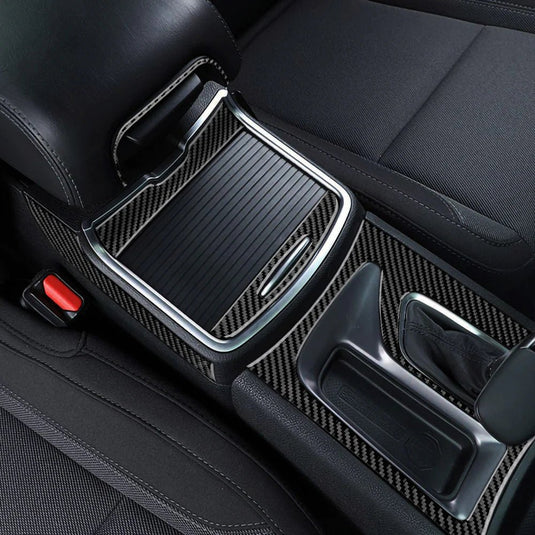 Dodge Challenger (2015-2023) Carbon Fiber Front/Rear Center Panels Trim Kit - FSPE
