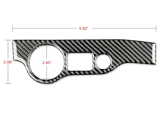 Dodge Challenger (2015-2023) Carbon Fiber Headlight Control Trim - FSPE