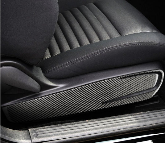Dodge Challenger (2015-2023) Carbon Fiber Seat Side Panel Trim Cover - FSPE