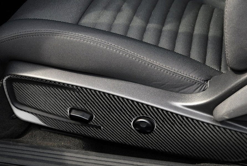 Load image into Gallery viewer, Dodge Challenger (2015-2023) Carbon Fiber Seat Side Panel Trim Cover - FSPE
