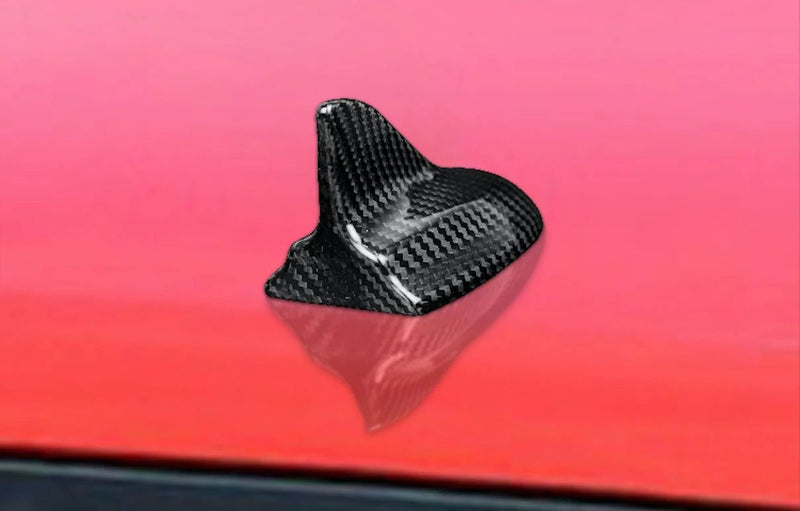 Load image into Gallery viewer, Dodge Challenger (2015-2023) Carbon Fiber Shark Fin Antenna Cover - FSPE

