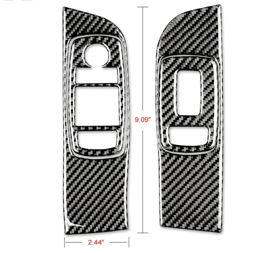 Dodge Challenger (2015-2023) Carbon Fiber Window Control Trim - FSPE