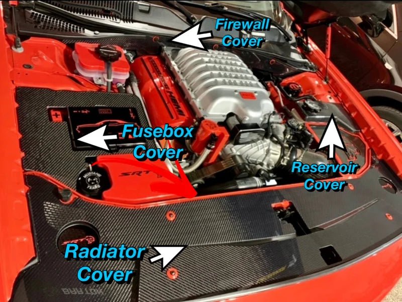 Load image into Gallery viewer, Dodge Challenger Engine Bay Set (2015-2023) - FSPE
