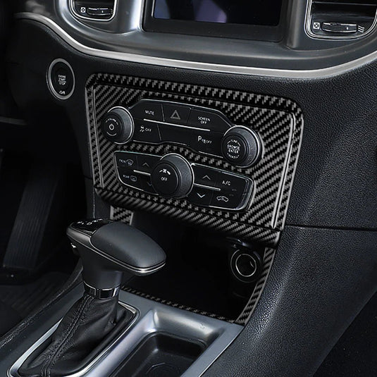 Dodge Charger (2015-2023) Carbon Fiber Multimedia Frame Trim Kit - FSPE