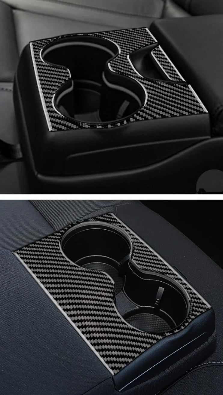 Load image into Gallery viewer, Dodge Charger (2015-2023) Carbon Fiber Rear Center Armrest Trim - FSPE
