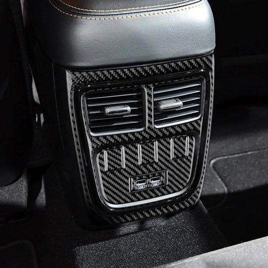 Dodge Charger (2015-2023) Carbon Fiber Rear Center Outlet Trim Kit - FSPE