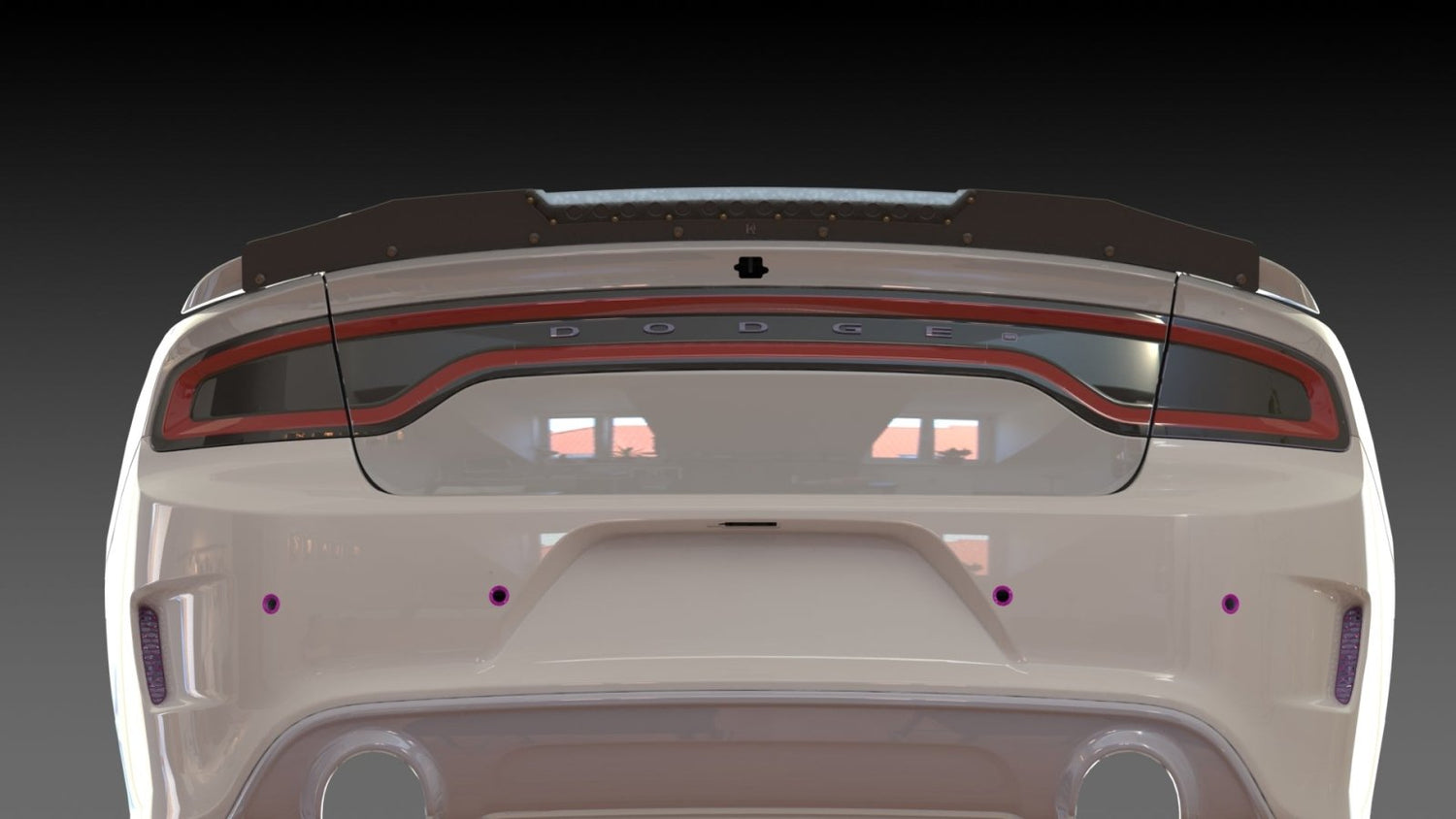 Dodge Charger Wicker Bill by KD V1 (20152019) FSPE