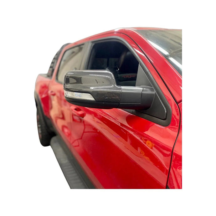 DODGE RAM TRX (2019-2022) Carbon Fiber Style Mirror Covers - FSPE