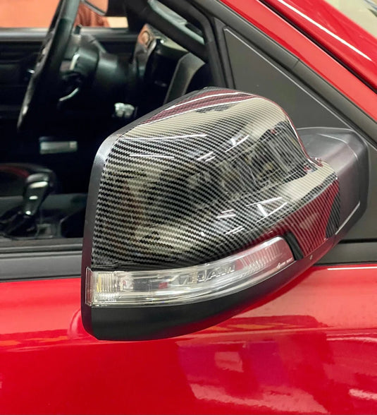 DODGE RAM TRX (2019-2022) Carbon Fiber Style Mirror Covers - FSPE