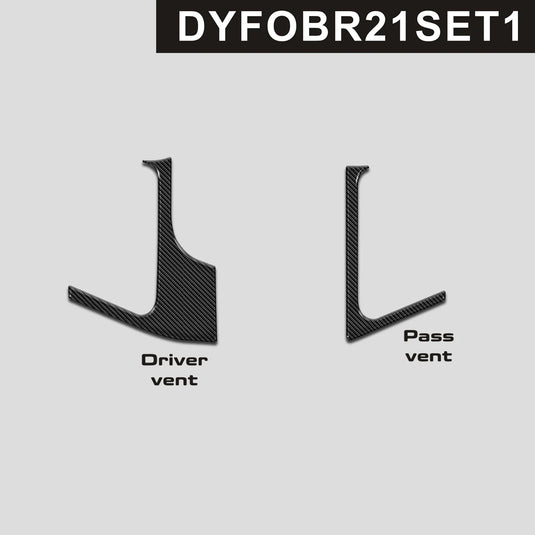Ford Bronco (2021-2023) Carbon Fiber Driver And Passenger Vents - FSPE