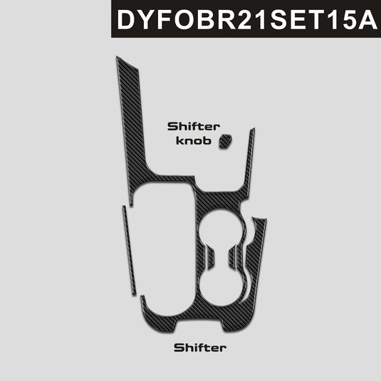 Ford Bronco (2021-2023) Carbon Fiber Shifter Console Trim - FSPE
