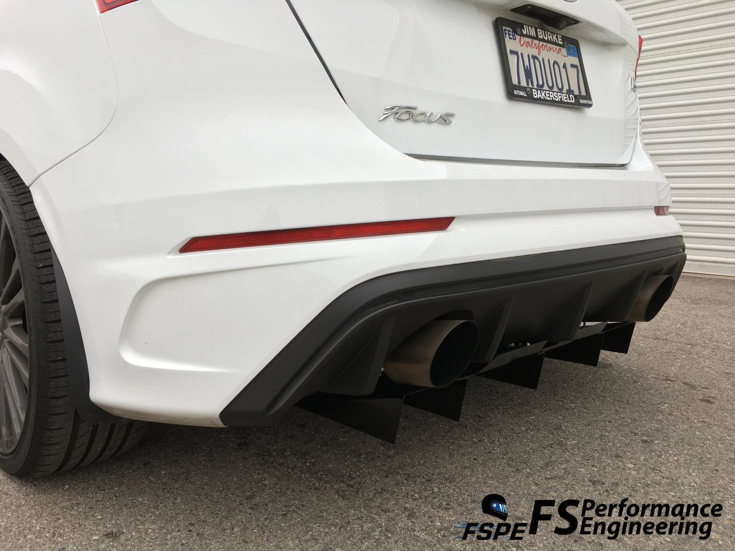Ford Focus Rs Rear Diff Ford Focus RS (2016-2018) Rear Diffuser V1 – FSPE