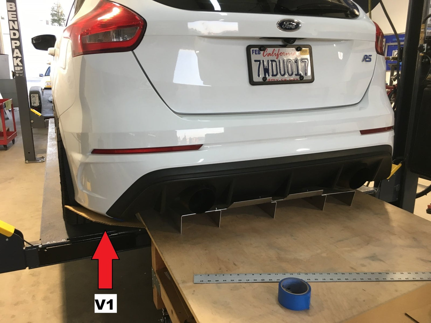 Ford Focus RS (2016-2018) Rear Diffuser V1 – FSPE