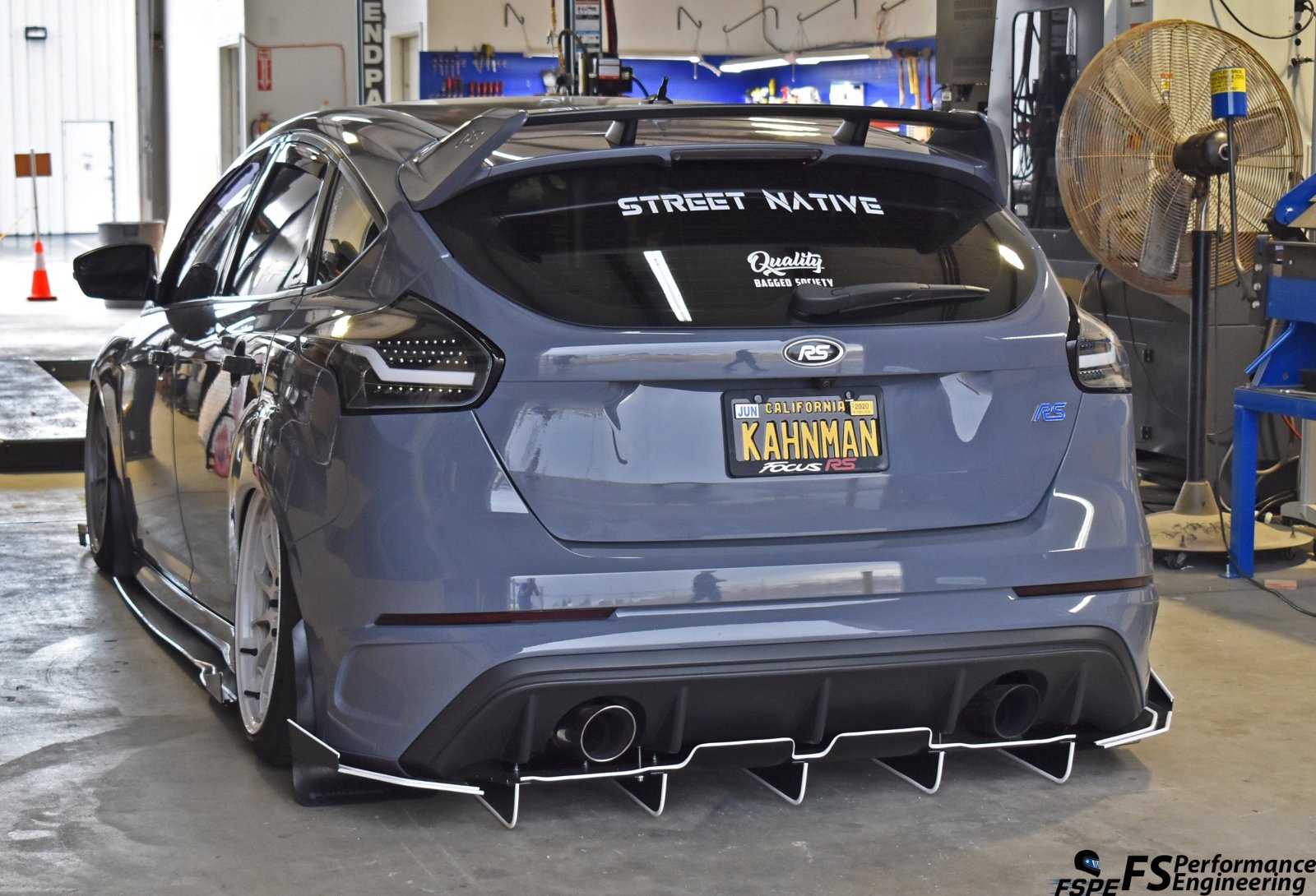 Ford Focus RS (2016-2018) Rear Diffuser V3 | FSPE INC
