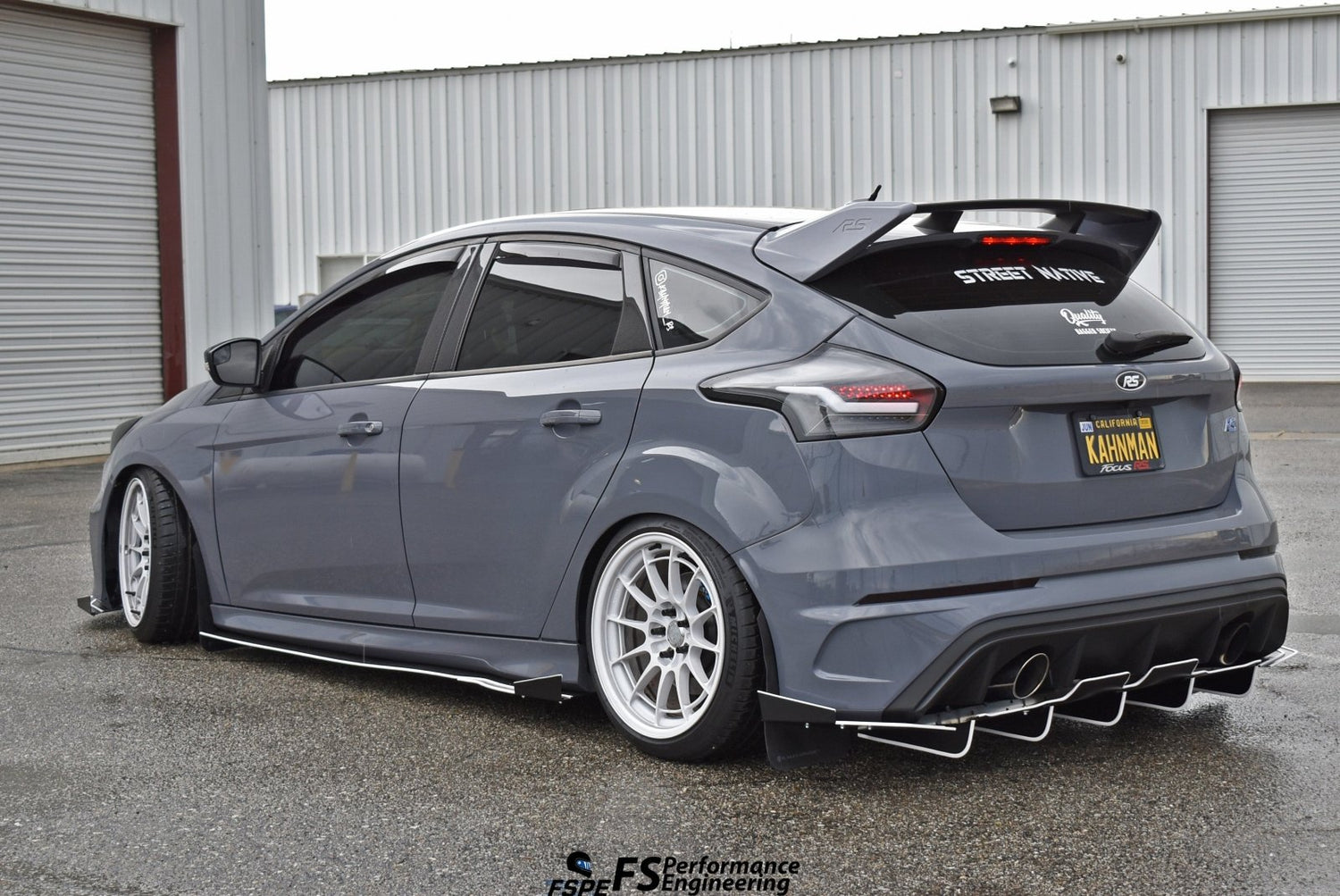 Ford Focus Rs Rear Diff Ford Focus RS (2016-2018) Rear Diffuser V3 | FSPE INC