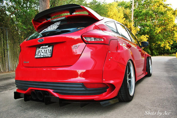 Ford Focus ST (2011-2018) Rear Diffuser V2 - FSPE