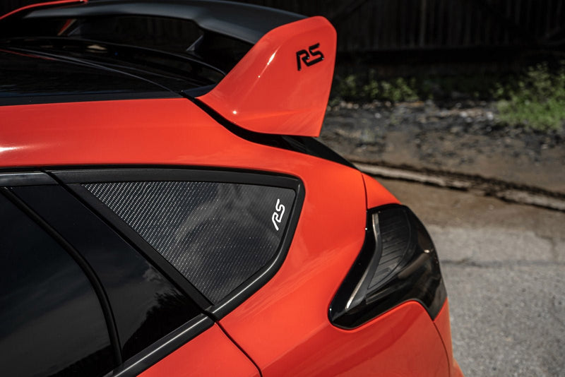 Load image into Gallery viewer, Ford Focus ST (2011-2018) / RS (2016-2018) Carbon Fiber Rear Window Covers - FSPE
