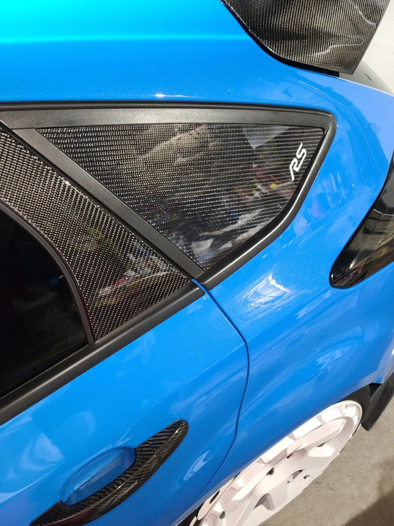 Load image into Gallery viewer, Ford Focus ST (2011-2018) / RS (2016-2018) Carbon Fiber Rear Window Covers - FSPE
