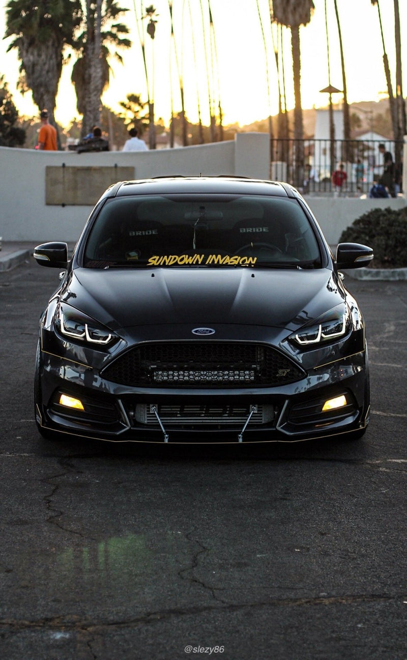 Load image into Gallery viewer, Ford Focus ST (2015-2018 Facelift) Front Splitter V1 - FSPE
