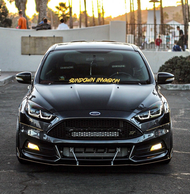 Load image into Gallery viewer, Ford Focus ST (2015-2018 Facelift) Front Splitter V1 - FSPE
