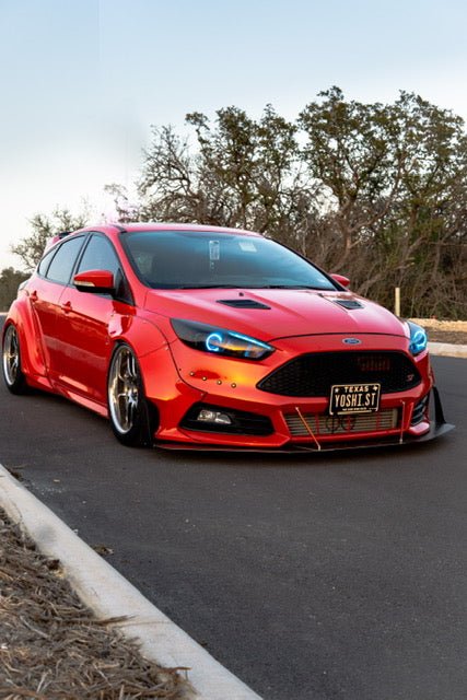 Ford Focus ST (2015-2018 Facelift) Front Splitter V3 - FSPE