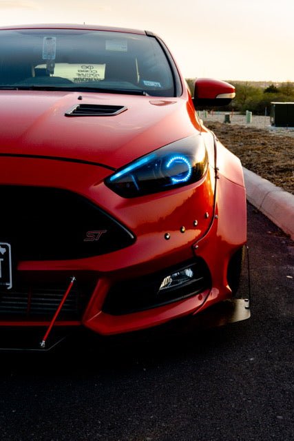 Ford Focus ST (2015-2018 Facelift) Front Splitter V3 - FSPE