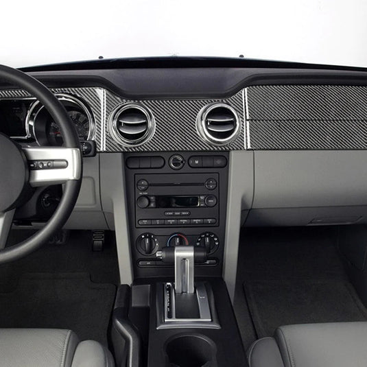 Ford Mustang 2005 2009 Carbon Fiber Dashboard Trim Kit FSPE