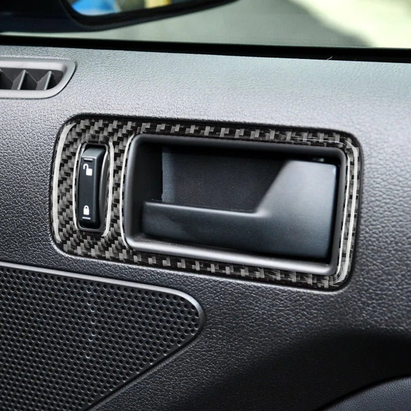 Load image into Gallery viewer, Ford Mustang (2005-2009) Carbon Fiber Door Handle Trim - FSPE
