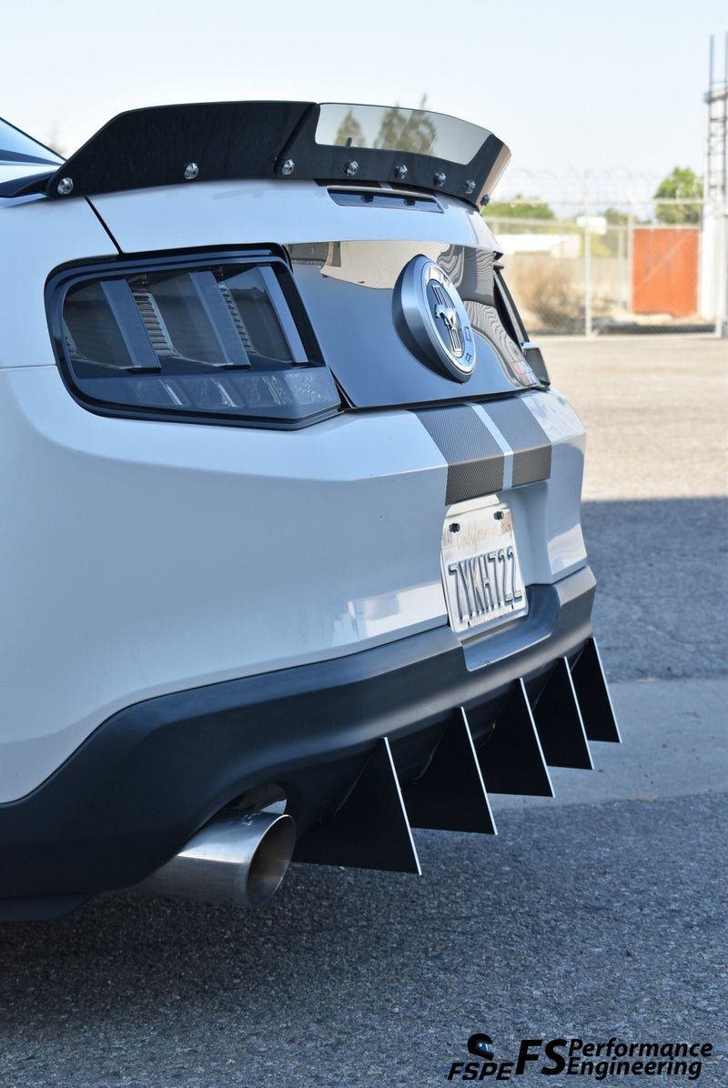 Load image into Gallery viewer, Ford Mustang (2010-2012) Rear Diffuser Fins (V6 Model) - FSPE
