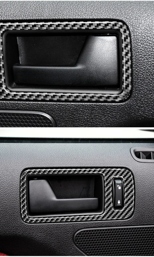 Ford Mustang (2010-2014) Carbon Fiber Door Handle Trim Kit - FSPE