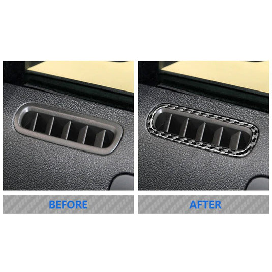 Ford Mustang (2010-2014) Carbon Fiber Driver Door Vent Trim Kit - FSPE