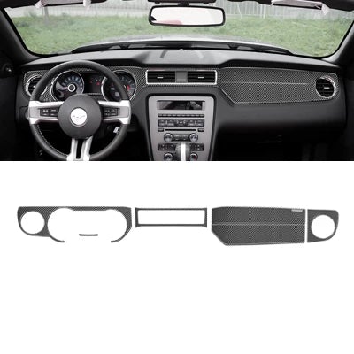 Load image into Gallery viewer, Ford Mustang (2010-2014) Carbon Fiber Full Dashboard Trim Kit - FSPE

