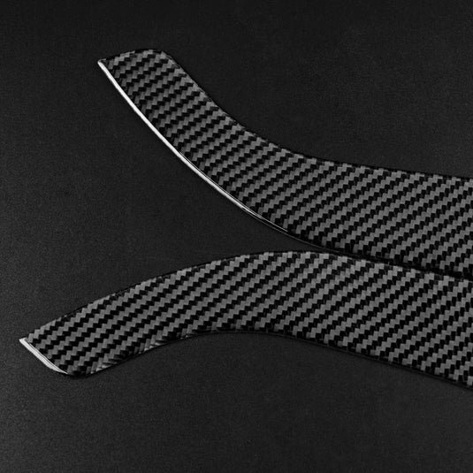Ford Mustang (2015-2023) Carbon Fiber Front/Rear Door Panel Trim - FSPE