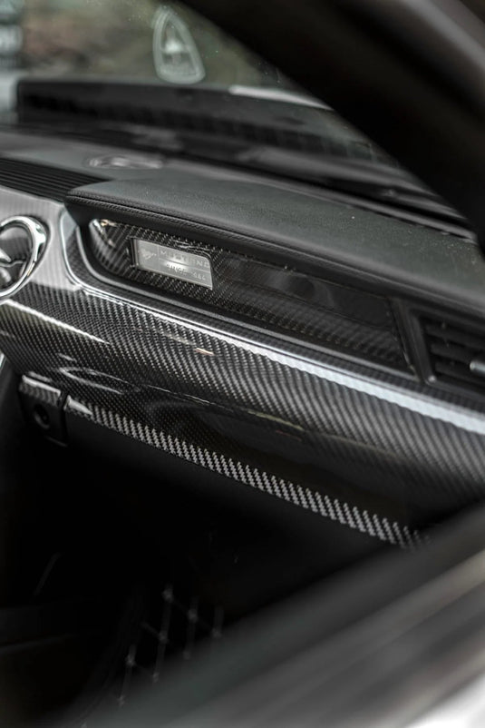 Ford Mustang (2015-2023) Carbon Fiber Full Dashboard Set Kit - FSPE