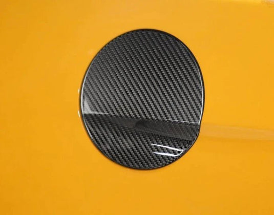 Ford Mustang (2015-2023) Carbon Fiber Gas Cap Overlay - FSPE