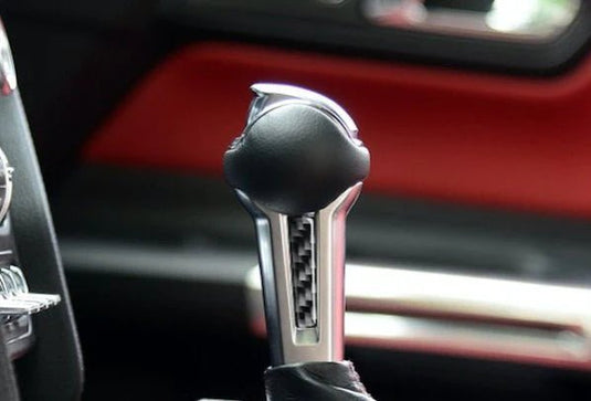 Ford Mustang (2015-2023) Carbon Fiber Gear Shift Knob Trim - FSPE
