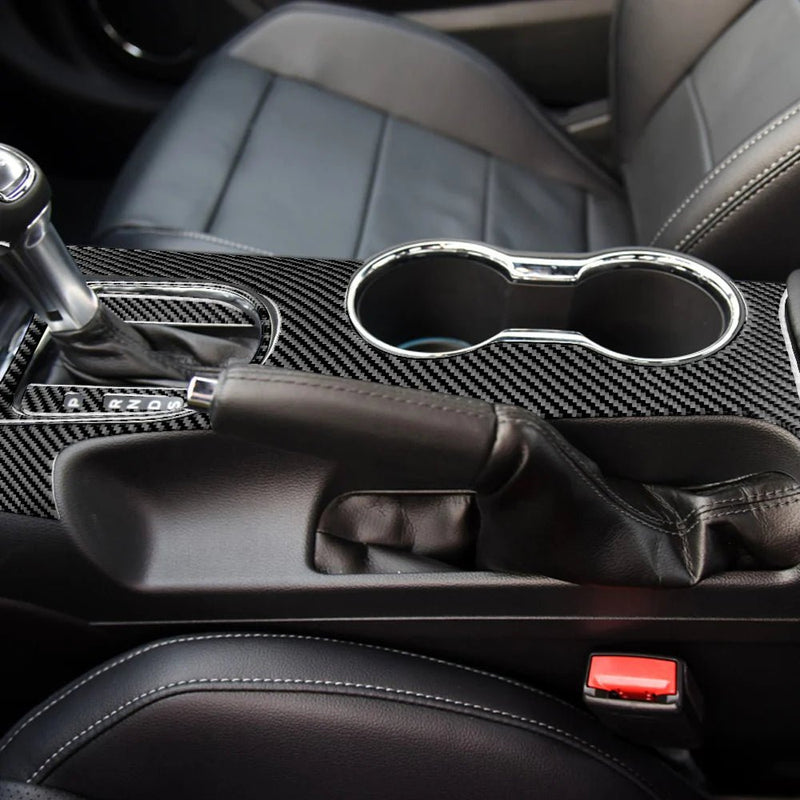 Load image into Gallery viewer, Ford Mustang (2015-2023) Carbon Fiber Side Full Center Console Trim - FSPE
