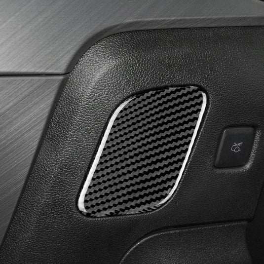SHINEKA Front Row Door Handle Storage Box – 2Pcs, For Ford Mustang 2015-2023, Black ABS