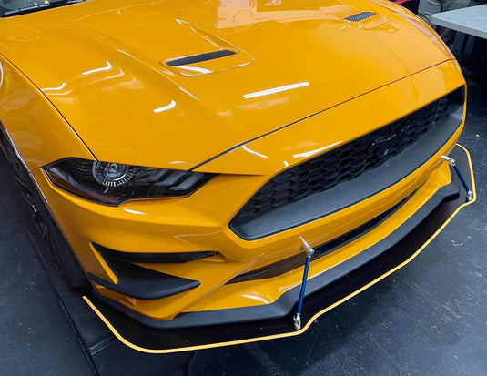 Ford Mustang (2018-2021) Front Splitter V2 Chassis Mounted - FSPE