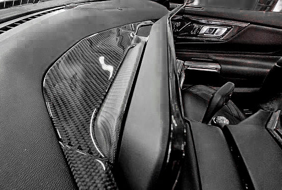 Load image into Gallery viewer, Ford Mustang S650 2024+ Carbon Fiber Behind Screen Trim - FSPE
