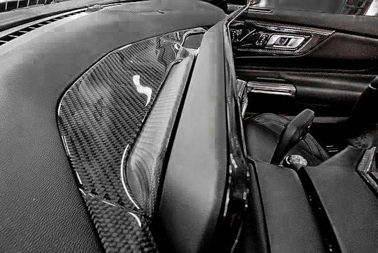 Ford Mustang S650 2024+ Carbon Fiber Behind Screen Trim - FSPE