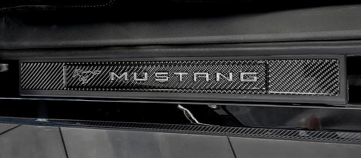 Load image into Gallery viewer, Ford Mustang S650 2024+ Carbon Fiber Door Stills - FSPE
