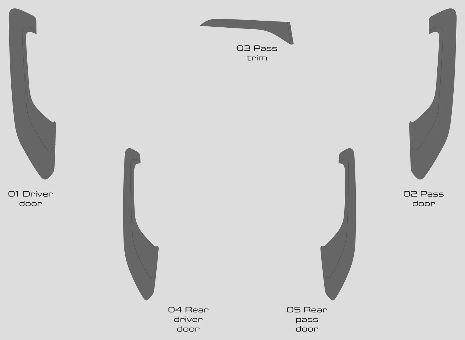GMC Terrain (2018-2020) Carbon Fiber Full Set Trim – FSPE