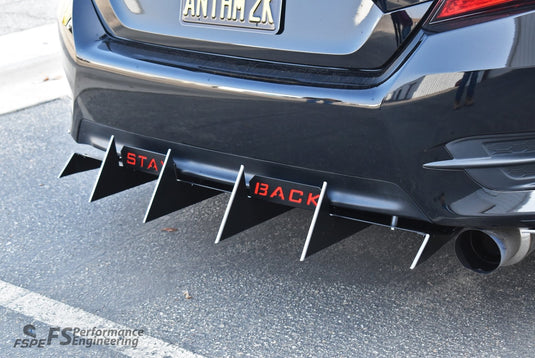 Honda Civic LX Gen 10 (2016-2020) Rear Diffuser - FSPE