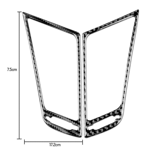 Infiniti Q50/Q60 (2013-2023) Carbon Fiber Central Control Air Outlet Trim - FSPE