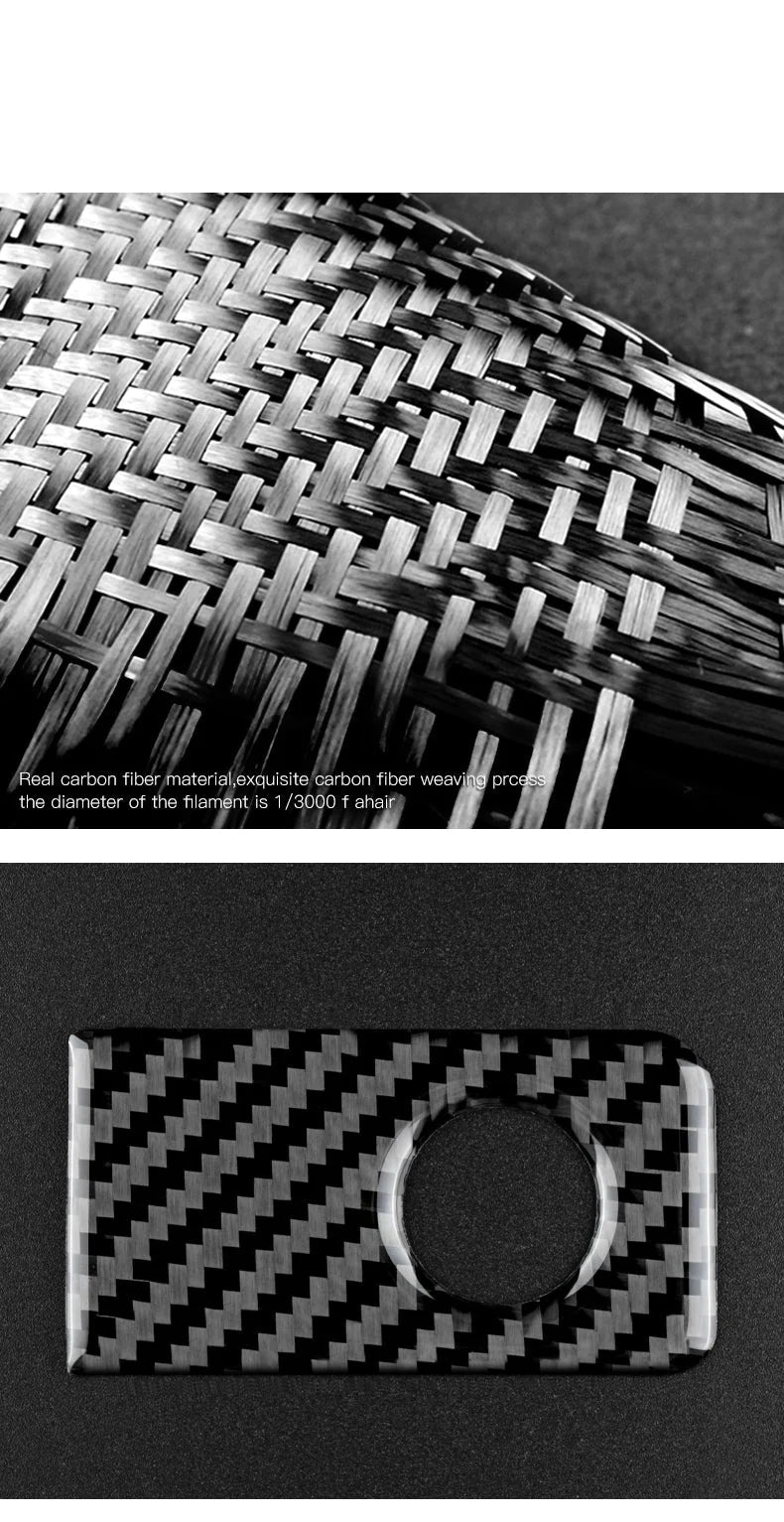 Load image into Gallery viewer, Infiniti Q50/Q60 (2013-2023) Carbon Fiber Co-Pilot Glove Box Handle Trim - FSPE
